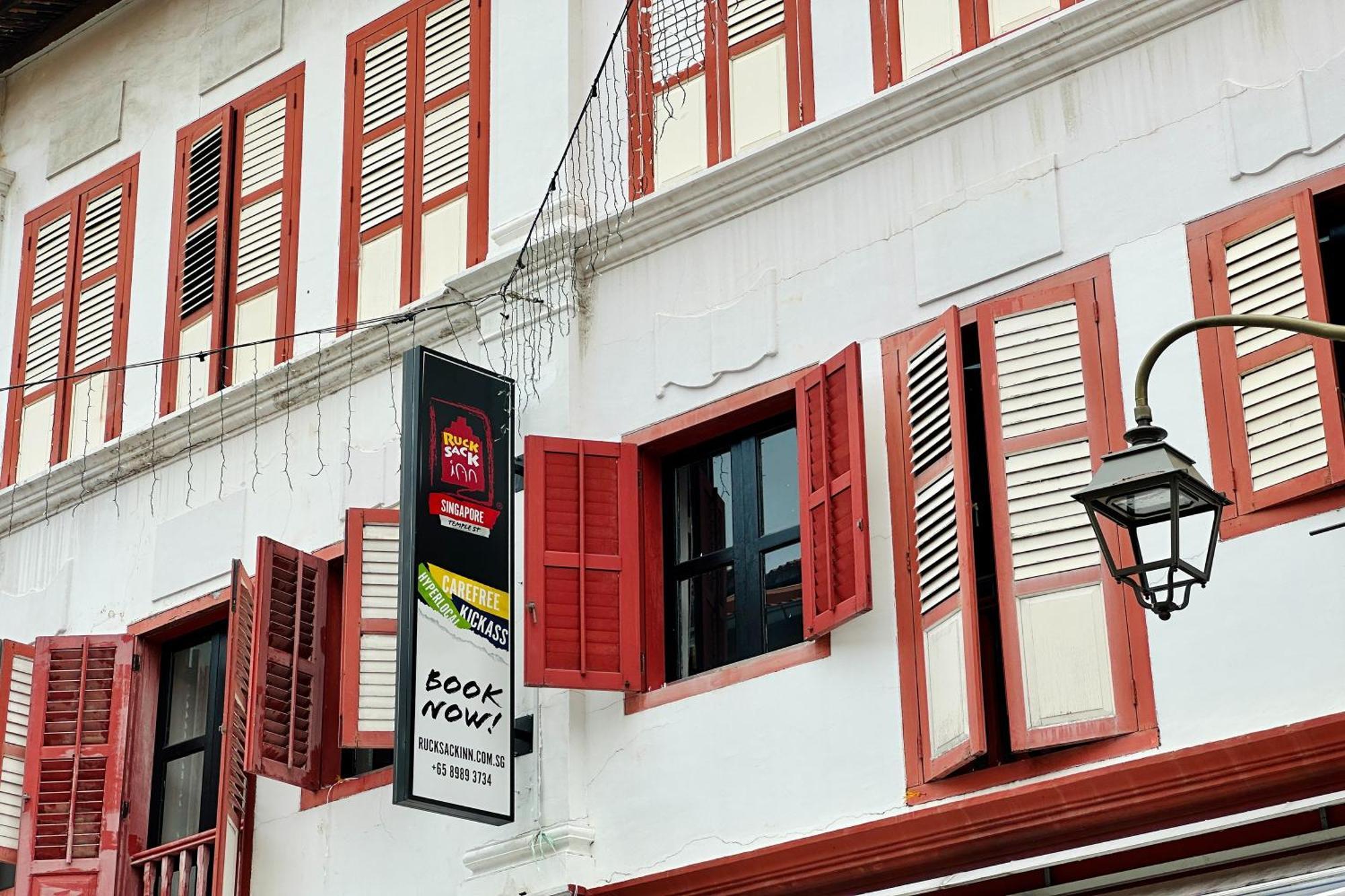 Rucksack Inn Temple Street Сингапур Екстериор снимка